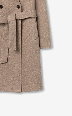 Γυναικείο παλτό TIFFOSI 10062003 ΜΠΕΖ W25/26