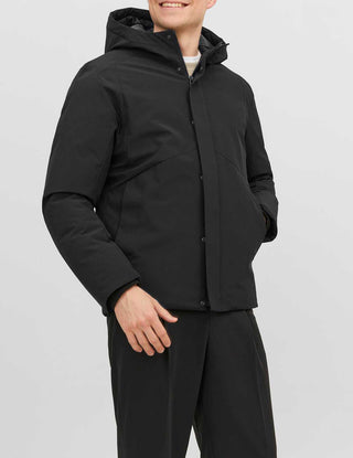 Ανδρικό μπουφάν JJOCEAN PARKA JACKET JACK & JONES 12236027 Black W 23/24