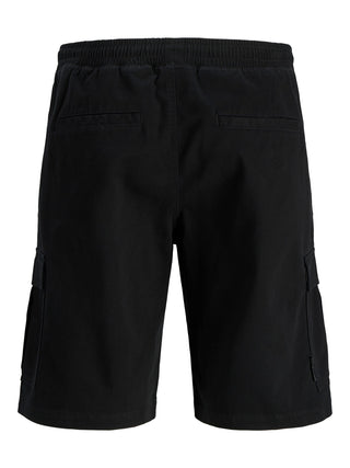 Ανδρική βερμούδα JPSTCOLE DYLAN CARGO SHORTS MID JACK&JONES 12289587 BLACK SS26