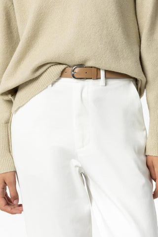 Γυναικείο παντελόνι TIFFOSI 10058728 WHITE SS26
