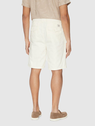Ανδρική βερμούδα CHINO GUESS M5GD44WGCV1 OFF WHITE SS26