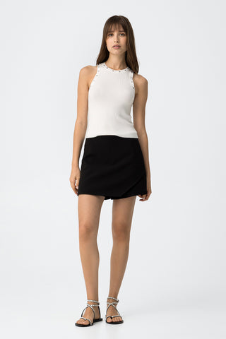 Γυναικείο σόρτς-φούστα TIFFOSI 10063029 BLACK W25/26