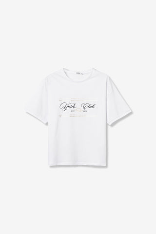 Γυναικείο t-shirt TIFFOSI 10063674 ΛΕΥΚΟ W25/26