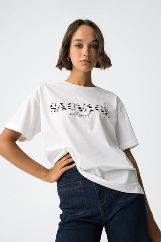 Γυναικείο t-shirt TIFFOSI 10061695 WHITE W25/26