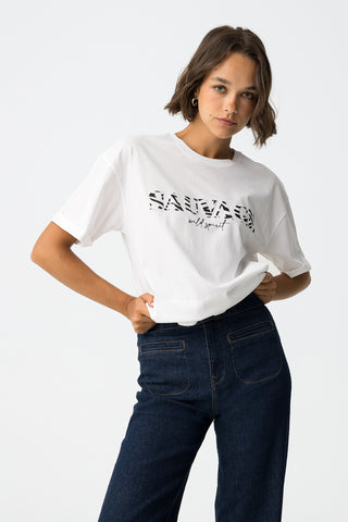 Γυναικείο t-shirt TIFFOSI 10061695 WHITE W25/26