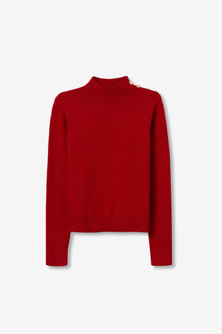 Γυναικεία πλεκτή μπλούζα TIFFOSI 10061611 RED W25/26