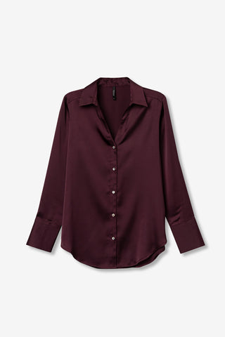 Γυναικείο πουκάμισο TIFFOSI 10063318 ΜΠΟΡΝΤΩ W25/26