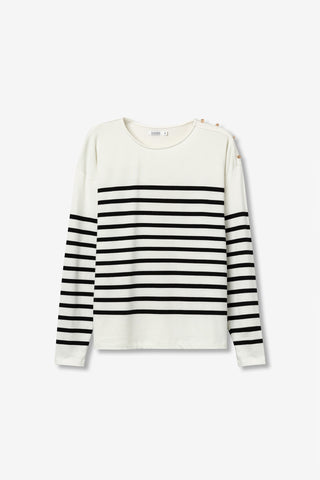 Γυναικεία πλεκτή μπλούζα TIFFOSI 10061709 WHITE W25/26