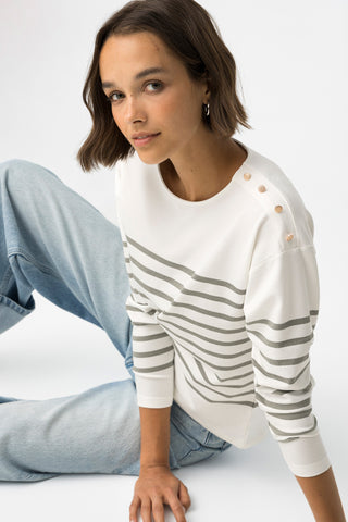 Γυναικεία πλεκτή μπλούζα TIFFOSI 10061709 ΧΑΚΙ W25/26