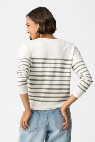 Γυναικεία πλεκτή μπλούζα TIFFOSI 10061709 ΧΑΚΙ W25/26