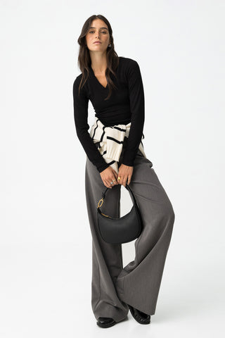 Γυναικείο παντελόνι TIFFOSI 10061598 ΓΚΡΙ W25/26