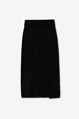 Γυναικεία φούστα πλεκτή TIFFOSI 10061940 ΜΑΥΡΟ W25/26