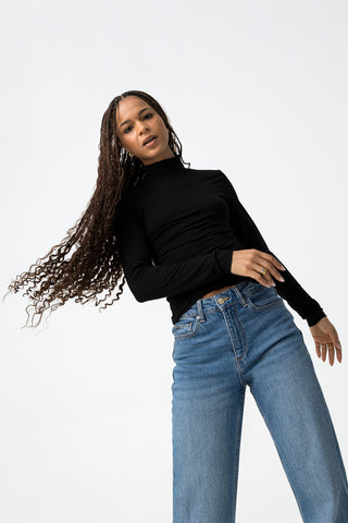 Γυναικεία μπλούζα ζιβάγκο TIFFOSI 10064248 BLACK W25/26