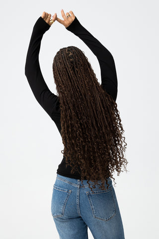 Γυναικεία μπλούζα ζιβάγκο TIFFOSI 10064248 BLACK W25/26