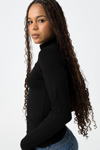 Γυναικεία μπλούζα ζιβάγκο TIFFOSI 10064248 BLACK W25/26