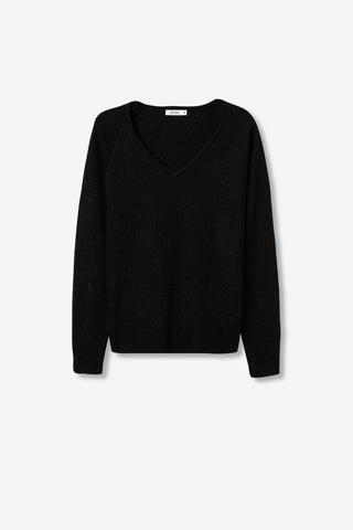 Γυναικεία πλεκτή μπλούζα TIFFOSI 10061669 ΜΑΥΡΟ W25/26