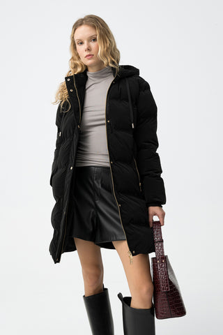 Γυναικείο μπουφάν TIFFOSI 10062010 ΜΑΥΡΟ W25/26