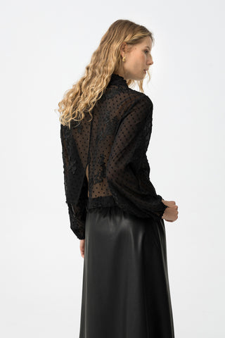 Γυναικείο πουκάμισο TIFFOSI 10066181 BLACK W25/26