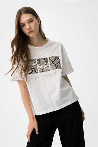 Γυναικείο t-shirt VENY TIFFOSI 10064696 WHITE SS26
