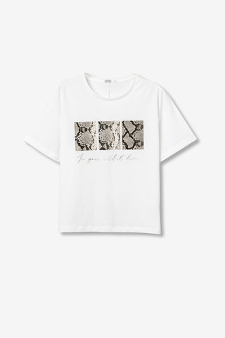 Γυναικείο t-shirt VENY TIFFOSI 10064696 WHITE SS26
