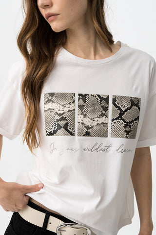 Γυναικείο t-shirt VENY TIFFOSI 10064696 WHITE SS26