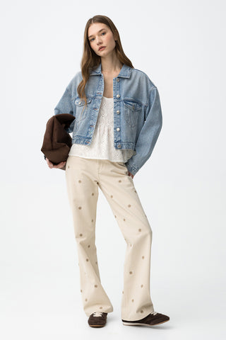 Γυναικείο μπουφάν denim TIFFOSI 10064964 BLUE SS26