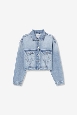 Γυναικείο μπουφάν denim TIFFOSI 10064964 BLUE SS26