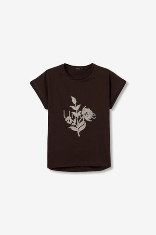 Γυναικείο t-shirt NATALIE TIFFOSI 10065011 ΚΑΦΕ SS26