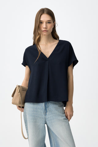 Γυναικεία μπλούζα κοντομάνικη MAXINE TIFFOSI 10065173 BLUE SS26