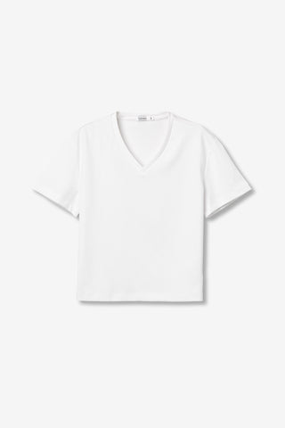 Γυναικεία μπλούζα κοντομάνικη JINNIE TIFFOSI 10065999 WHITE SS26