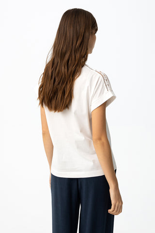 Γυναικείο t-shirt JERMAINE TIFFOSI 10065827 WHITE SS26