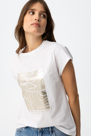 Γυναικείο t-shirt MADRID TIFFOSI 10065835 WHITE SS26