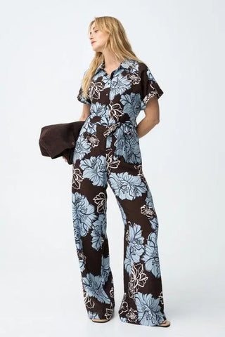 Γυναικεία ολόσωμη φόρμα NICOTINA TIFFOSI 10065955 BLUE SS26