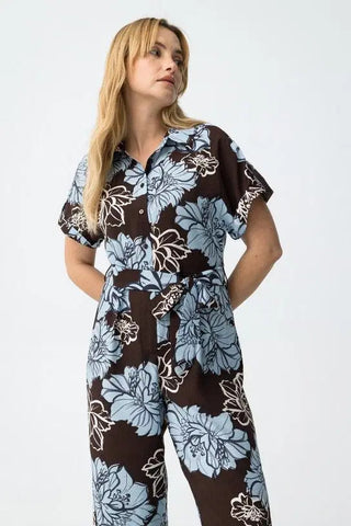 Γυναικεία ολόσωμη φόρμα NICOTINA TIFFOSI 10065955 BLUE SS26