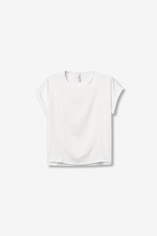 Γυναικεία μπλούζα κοντομάνικη UPDATY TIFFOSI 10065352 WHITE SS26