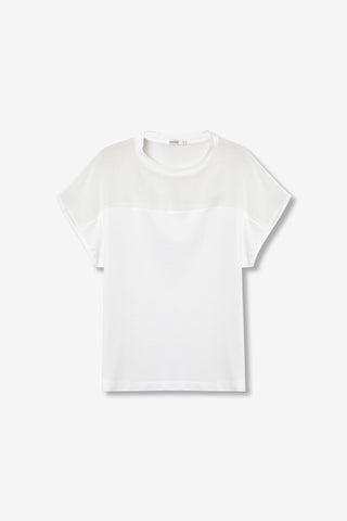 Γυναικεία μπλούζα κοντομάνικη SKY TIFFOSI 10064680 WHITE SS26