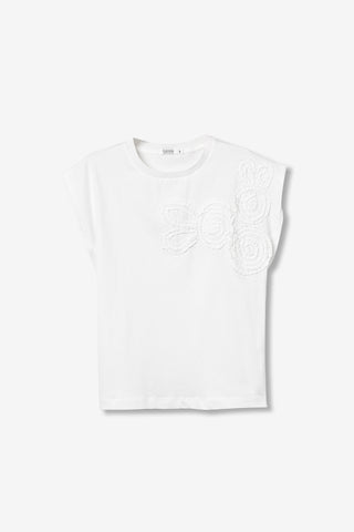 Γυναικεία μπλούζα αμάνικη DRAGONAIR TIFFOSI 10064792 WHITE SS26