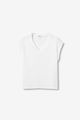 Γυναικεία μπλούζα κοντομάνικη CHARLIZE TIFFOSI 10064855 WHITE SS26