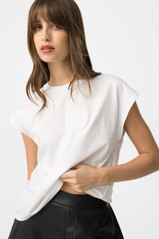 Γυναικεία μπλούζα αμάνικη CHARLIZE TIFFOSI 10064859 WHITE SS26