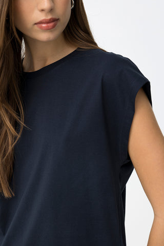 Γυναικεία μπλούζα αμάνικη CHARLIZE TIFFOSI 10064859 BLUE SS26
