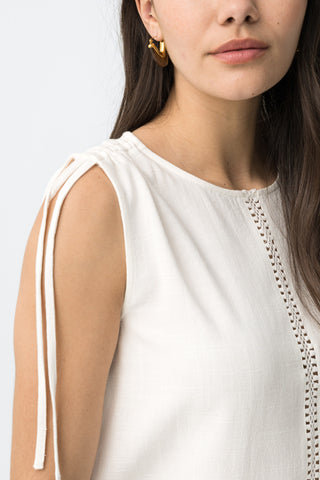 Γυναικείο top ZEKI TIFFOSI 10065363 WHITE SS26