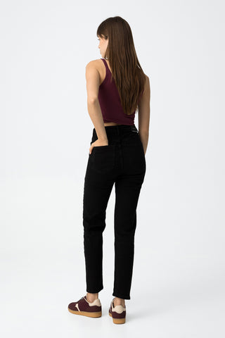 Γυναικείο τζίν TIFFOSI 10061444 BLACK W26/27