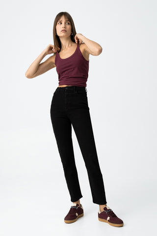 Γυναικείο τζίν TIFFOSI 10061444 BLACK W26/27