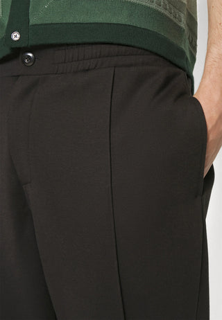 Ανδρικό παντελόνι JPSTKARL JJALBON TAPERED SWEAT PANTS JACK & JONES 12243279 Black W 23/24