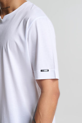 Ανδρική μπλούζα κοντομάνικη P/COC P-2287 WHITE SS26