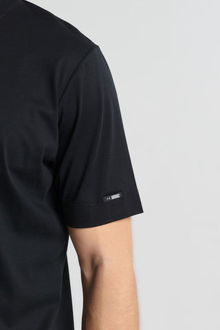 Ανδρική μπλούζα κοντομάνικη P/COC P-2287 BLACK SS26