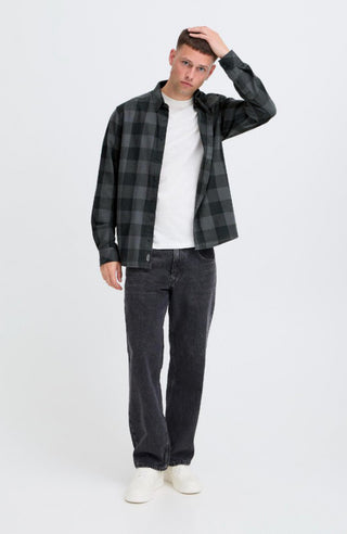 Ανδρικό πουκάμισο BHBUSTER SHIRT BLEND 20718538 GRAY W26/27