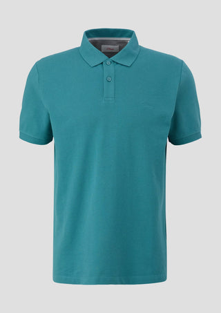 Ανδρική μπλούζα polo κοντομάνικη Regular Fit 100% Cotton S.OLIVER 2138262 ΠΕΤΡΟΛ S 24