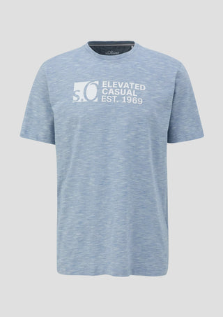 Ανδρικό t-shirt Regular Fit 100% Cotton S.OLIVER SO2141235 60G1 - Light Blue (Stripes) S 24