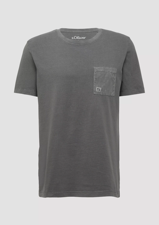 Ανδρικό t-shirt S.OLIVER 2163483 GREY SS25